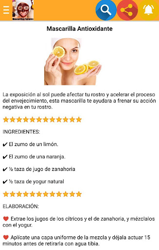 Mascarillas Faciales Caseras