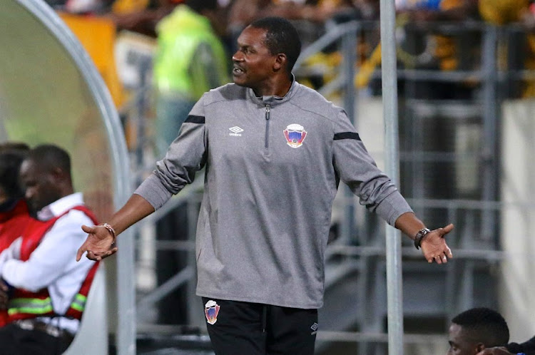 KEEP WINNING: Chippa head coach Norman Mapeza during the Absa Premiership match against Kaizer Chiefs at the Nelson Mandela Bay Stadium on Wednesday