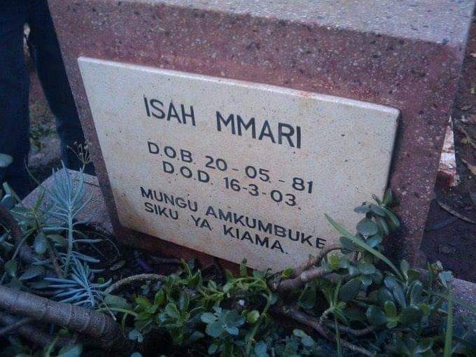 Esir - real name Isah Mmari - grave