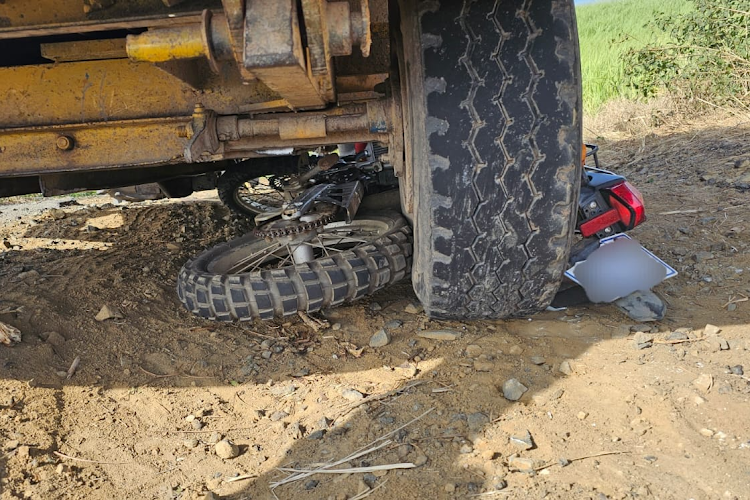 The scene of the accident in Cranbrook, a farming area.