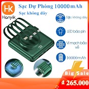 Sạc Dự Phòng 10000Mah Sạc Dự Phòng Đt Táo Pin Pin Dự Phòng 10000Mah Sạc Ko Dây Xạc Dự Phòng 10000Mah