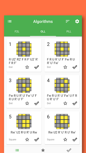 Screenshot Speed Cube CFOP - F2L/OLL/PLL