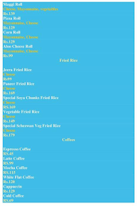 Foods House menu 5