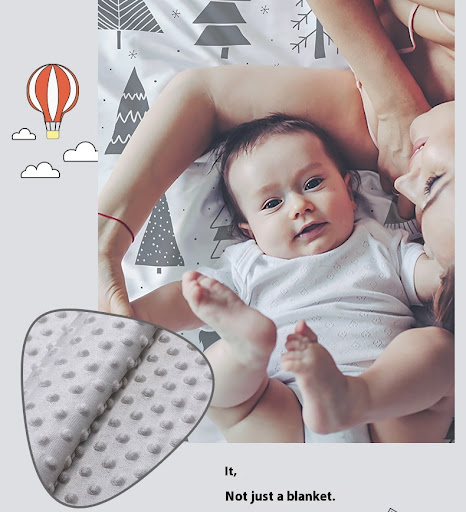 Title 5, Pacify Beanie Newborn Baby Blanket Quilt Soft a...