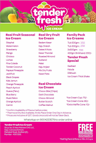 Tenderfresh Ice-Cream menu 2