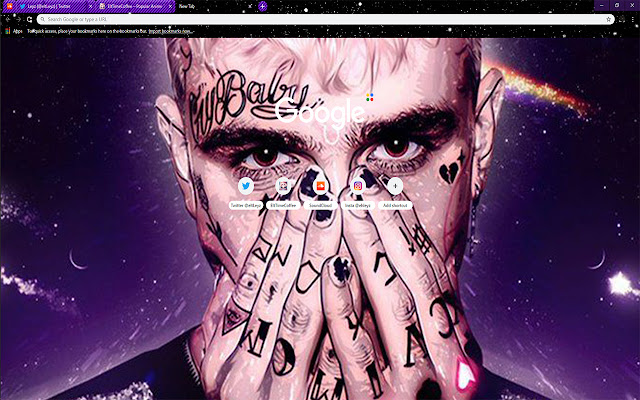 LiL PEEP: UNLEASH YOUR DESTINY (FANART) MUSIC chrome extension