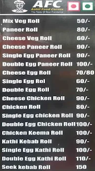 AFC - Aahil Food Corner menu 1