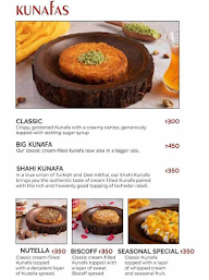 Kunafa Bytes menu 1