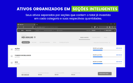 Clear Plus: Organize seus investimentos