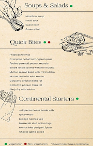 The Avenue Bar & Kitchen menu 1