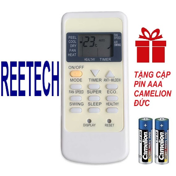 Remote May Lanh Reetech Gykq - 05 - Điêu Khiên Điêu Hoa Reetech