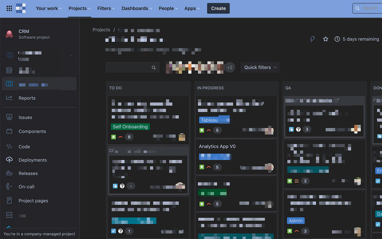 Jira Black - Dark Mode Preview image 0