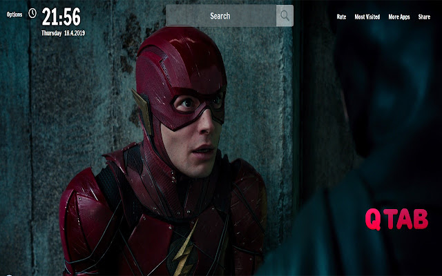 Ezra Miller Flash New Tab Movie Wallpapers