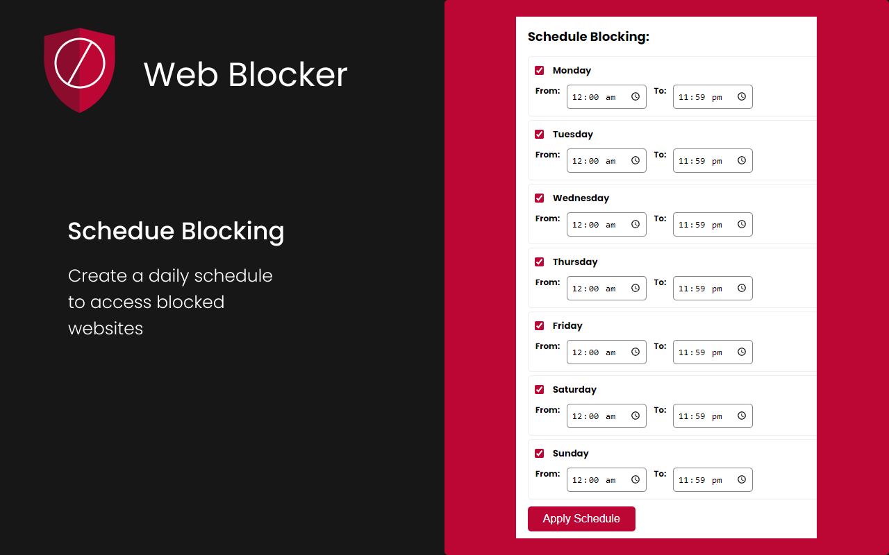 Web Blocker Preview image 5