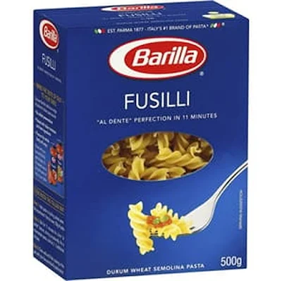 BARILLA FUSILLI PASTA 500g