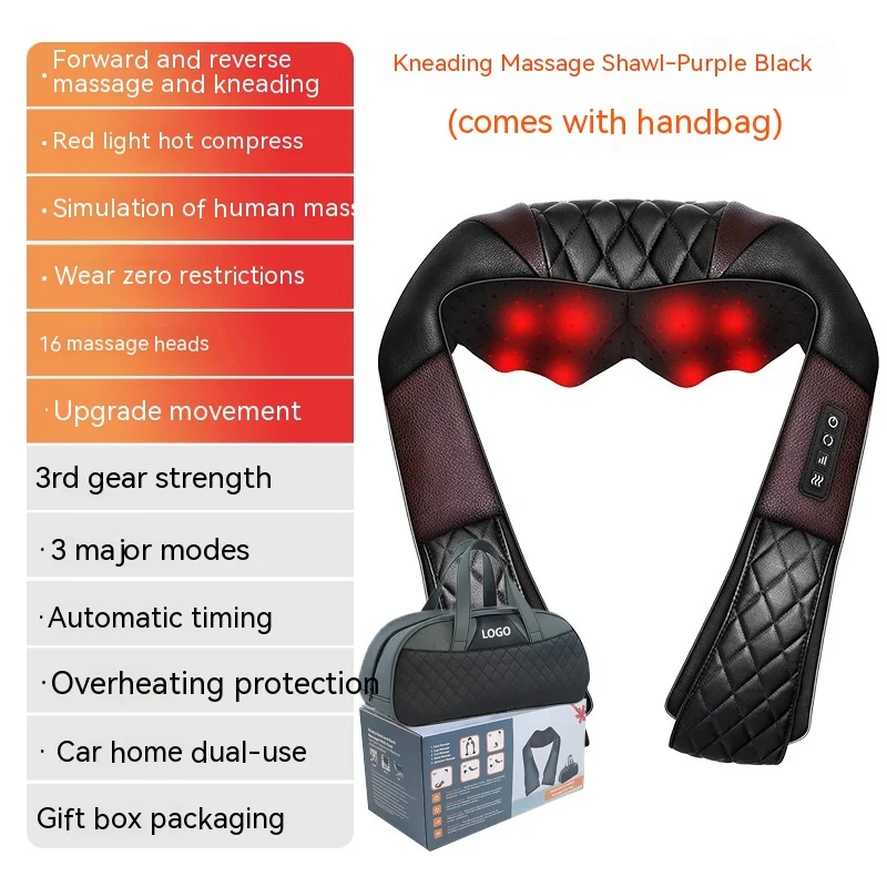 Masajeador Eléctrico con Compresa Caliente para Cintura y Espalda Alivia Dolores Musculares Relaja Reduce Tensión Mejora Circulación Fácil de Usar