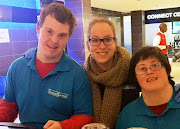 Brownies & Downies founder Wendy Schultz with staff members at the popular Cape Town coffee shop.