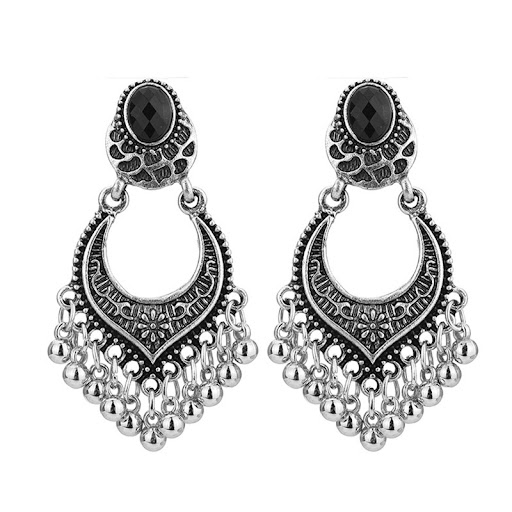 Title 2, Retro metal alloy earrings, perfect for fashion...