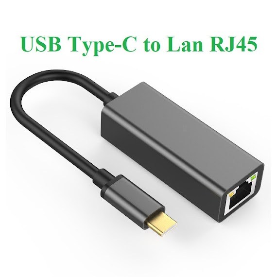 Cáp Chuyển Đổi Usb - C/Type - C Sang Rj45 Ethernet Lan Cho Laptop Táo & Type C, Type C To Usb, Type C Ra Vga Và Hdmi