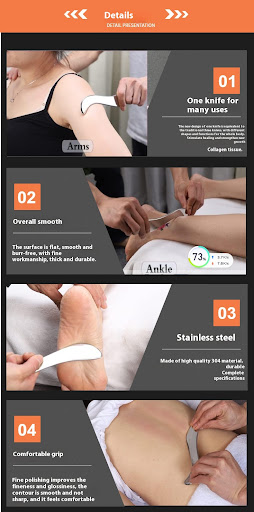 Title 14, Stainless Steel Fascial Knife