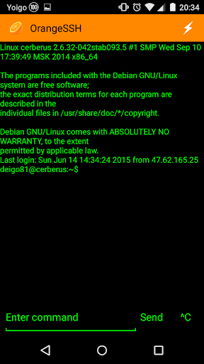 OrangeSSH Client SSH