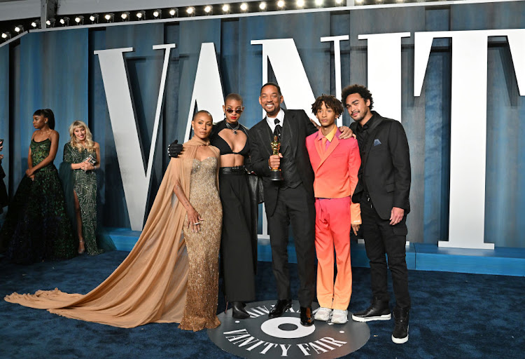 The Smiths at the Vanity Fair after-party.