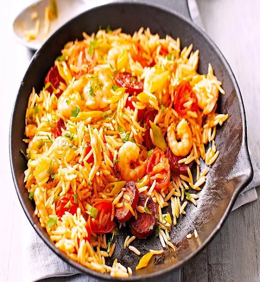 Schezwan Rice Prawn