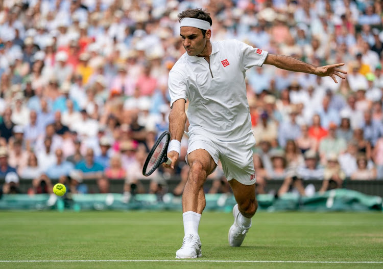 Roger Federer has reached his 13th semifinal at Wimbledon.