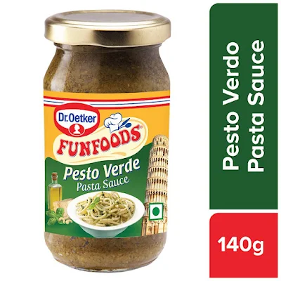 Dr Oetkar Dr. Oetker Funfoods Pesto Verde Pasta Sauce - 140 gm