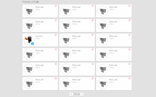 Roblox Friend Removal Button
