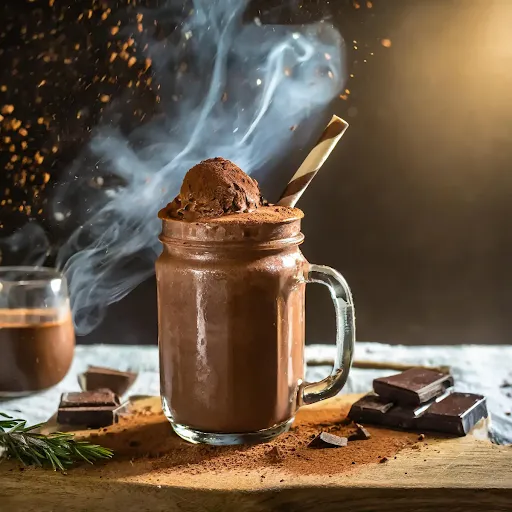 Hot Chocolate Shake [450 Ml, Mason Jar]