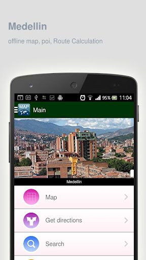 Medellin Map offline