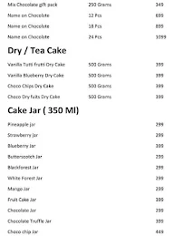 Cake Bash menu 1