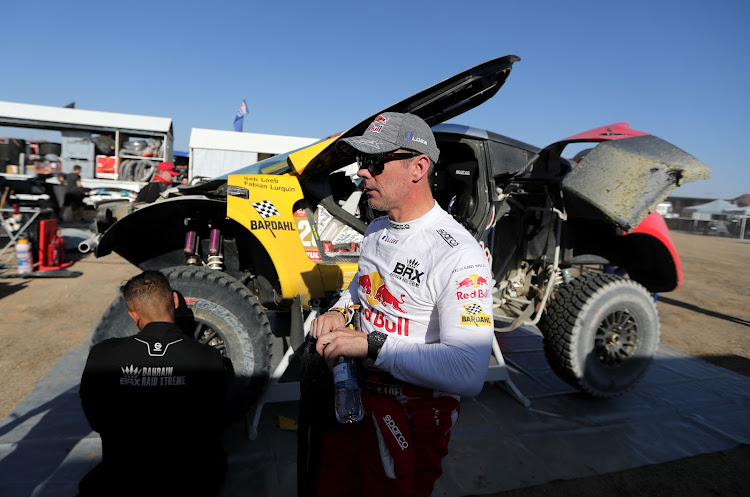 Nine-times world rally champion Sebastien Loeb won Tuesday's stage. Picture: REUTERS