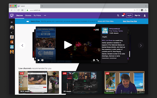 Dark Theme for Twitch™