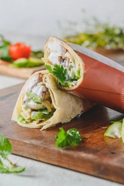 Afghani Chicken Roll