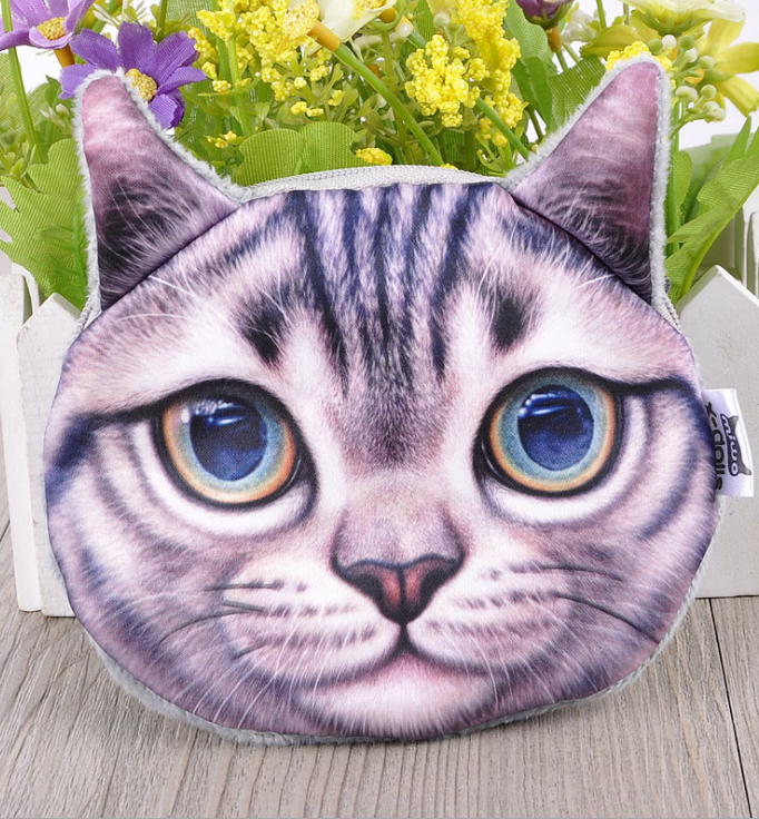 Cat pen bag, anime around, stationery bag, pencil case