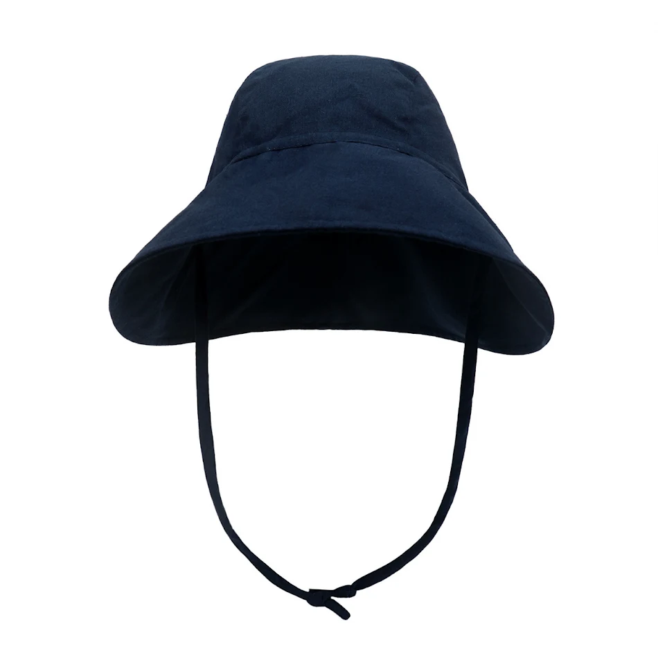 Infant Outdoor Cotton and Linen Breathable Sun Protection Bucket Hat Keeps Baby Cool and Protected Perfect for Summer Ad