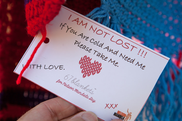 A colourful display of warmth is expected in Mount Pleasant on Thursday where dozens of scarves will be freely available. Each scarf has a note attached