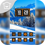 Cover Image of ดาวน์โหลด 蓝色世界白色积雪主题 2.0 APK