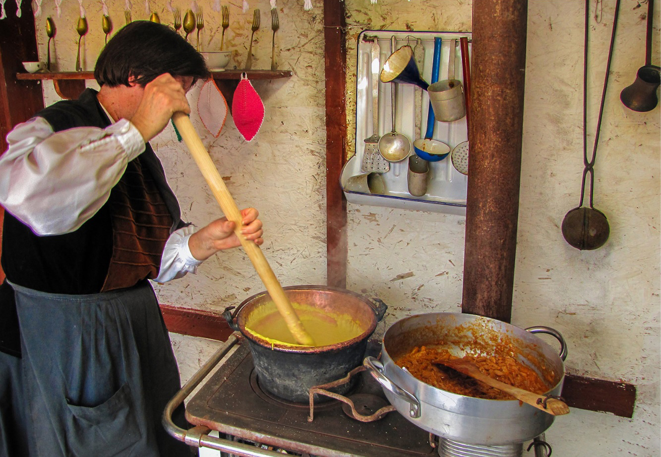 Et voilà, polenta e trippe. di brunosma