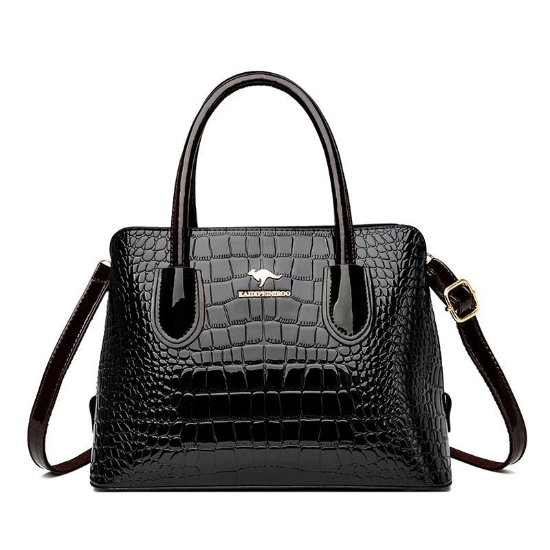 Dames Crossbody Schoudertas Patent Leer Glanzend Stijlvolle Tas voor Vrouwen Perfect voor Dagelijks Gebruik en Speciale Gelegenheden Praktisch en Modieus Ontwerp