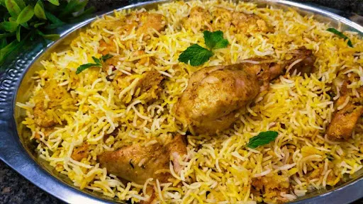 Chicken Hyderabadi Dum Biryani (One Kg) + Sweet