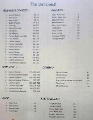 The Delicious menu 1