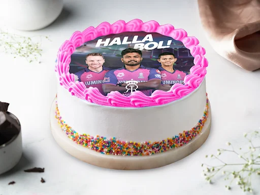 Rajasthan Royals Photo Cake