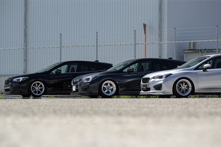 インプレッサ スポーツの低そうで低くない少し低い車・シンプルカスタム・DIY・ワゴニストミーティングSPL・車高調整に関するカスタム事例の投稿画像2枚目