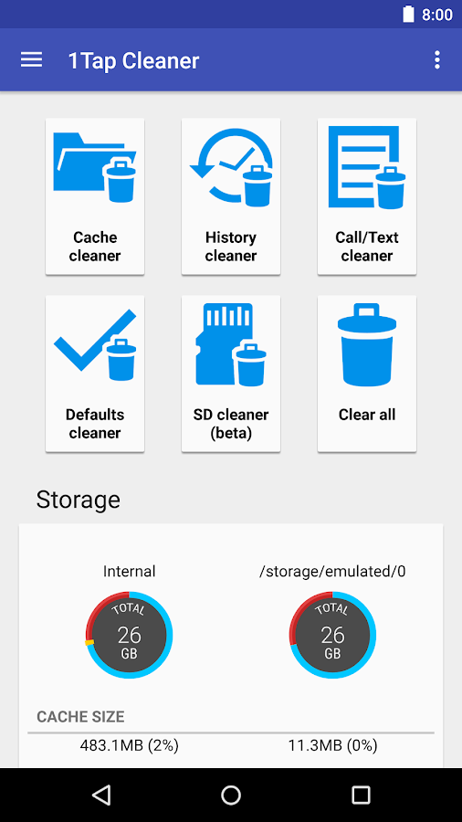   1Tap Cleaner Pro (française) – Capture d'écran 