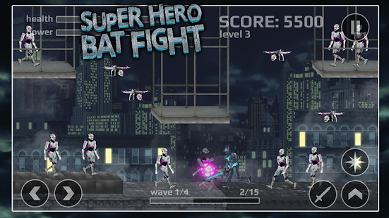 Screenshot 1 do jogo Superhero Bat Fight