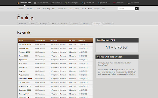 Marketplaces Currency Converter