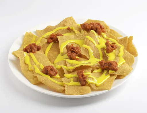 Nachos With Refried Beans